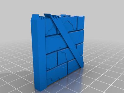 Mordheim Wall Collection Brick level 4