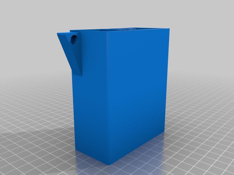 Blow-off tube container for Grainfather SF70