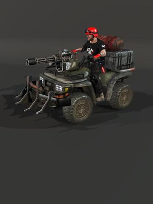 SCUM ATV with prisoner