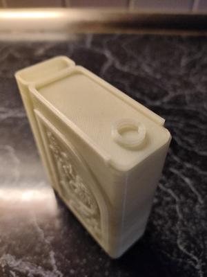 Wolf cigarette case with lighter (TOP FIX)