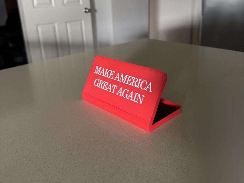 All in One MAGA Phone Stand, Desk Stand, Organiser