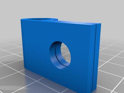 P Clip for 9mm cable 8mm bolt