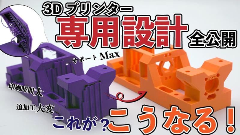 Shape test sample for 3D printer "Motor Holder"