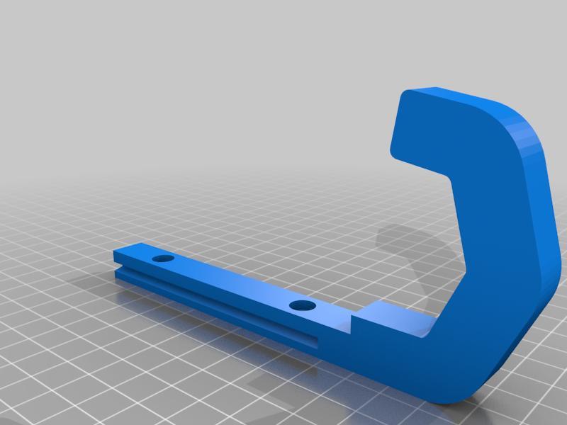 Clothes hook - covered screws