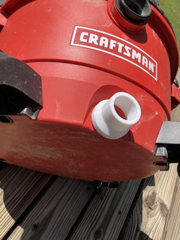 Shop Vacuum 2 Inch Drain Hose Adapter