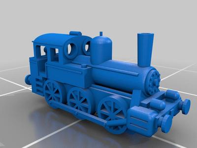steam locomotive for 3mm wargames