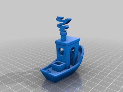 Benchy with realistic smoke