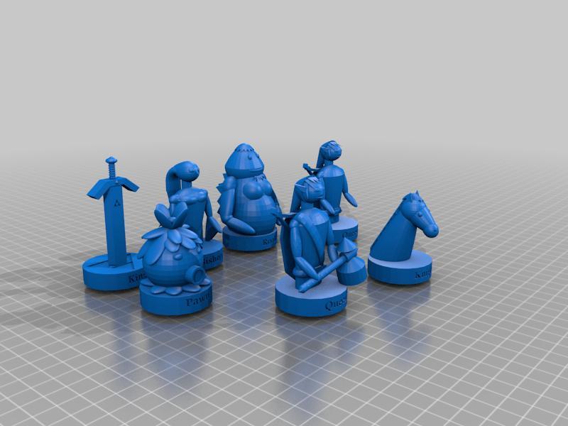 Zelda Chess Pieces