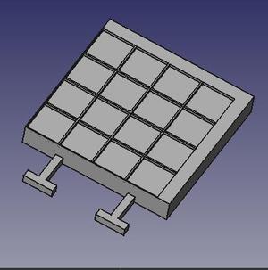 Basic modular chess board