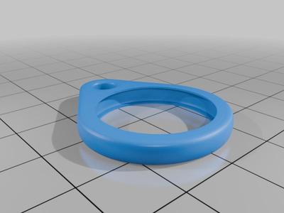 Euro keychain embebed