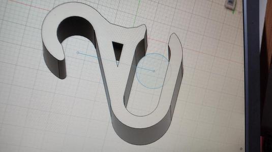 Replacement hook for reisenthel shopping carrycruiser - spare part