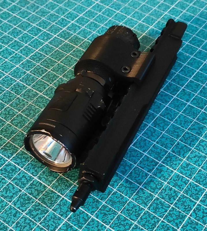 Picatinny Flashlight Holder NightCore MH20