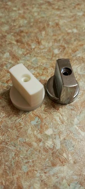 The handle for the washing machine faucet