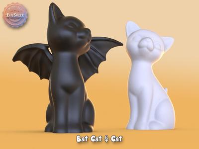 Bat Cat & Cat