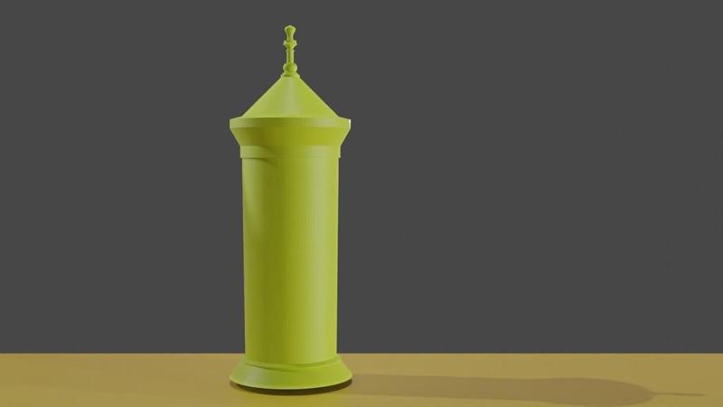 Ho H0 Litfasssaeule 1