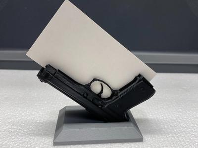 Beretta M9 business card holder