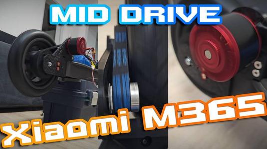 Xiaomi M365 Mid Drive Free 3D Print Project Pirate