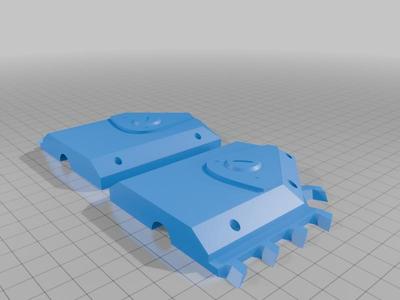 Remixed to print halved for easier no support printing