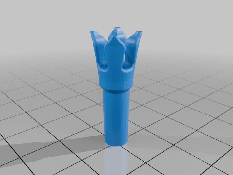 Arrow nock castle / crown 4 fast speed shooting 6.2 mm / 0.246 inch