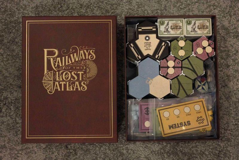 Railways of the Lost Atlas Minimal Tile Organizer / Insert