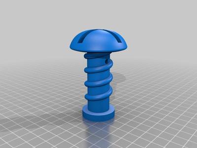 Top screw with hole