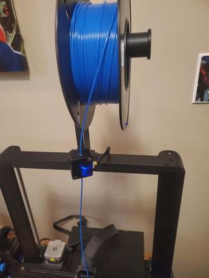 Ender 3 V3 SE / KE spool holder reposition with runout sensor mount.