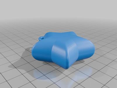 Chubby Star Keychain