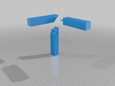 Traditional Zongjiao Mortise and Tenon Joint - 3D Printable Chinese Joinery Model