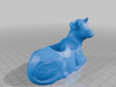 Ceramic Cow Geocache