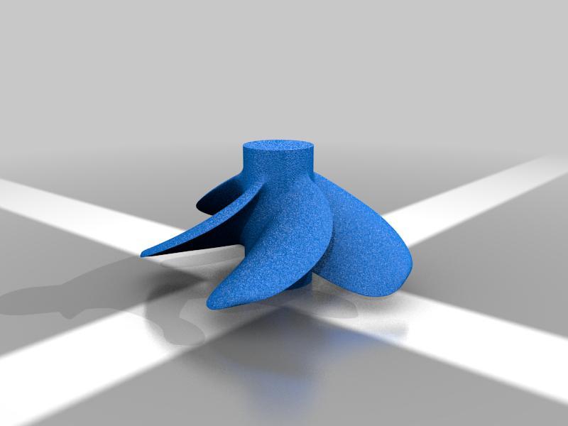 B-serie boat propeller 5 blades 07