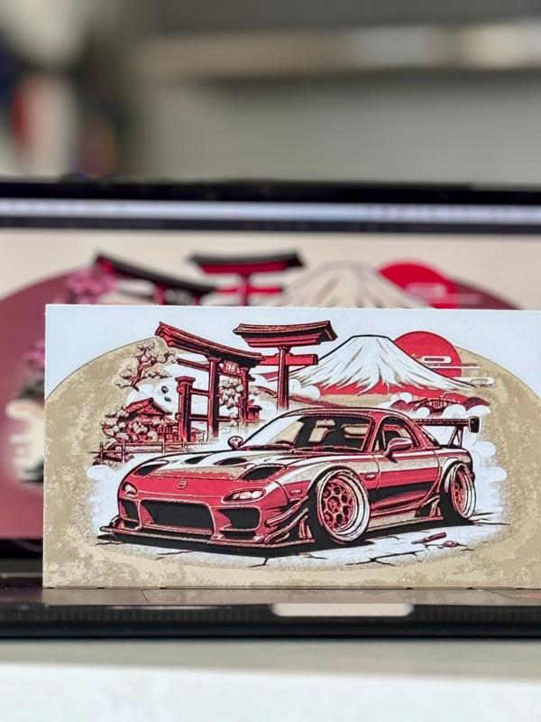 Mazda RX7 FD widebody hueforge