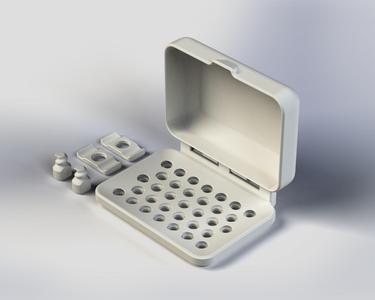 Soap dish for shower print-in-place