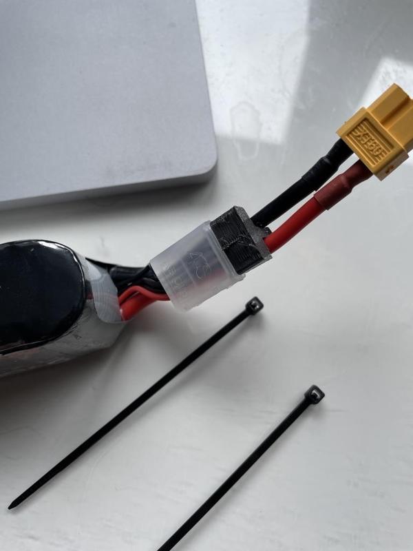 LiPo Balance plug holder and cap - 2s, 3s, 4s, 5s, 6s