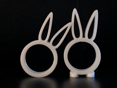 Minimalistic Easter Bunny Decor / Napkin Holder