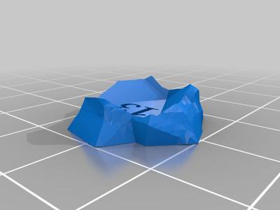 D20 Holder for Tracking Wounds