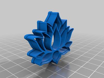 Lotus Earring Clay Cutter