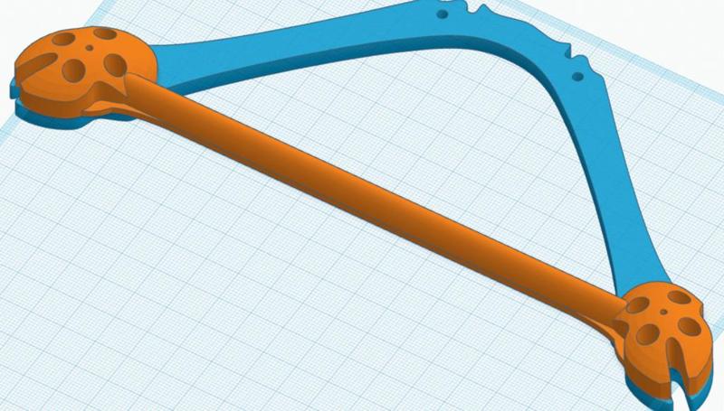 Strix Screech 6-inch Integrated Crossarm plus Skids Skidz