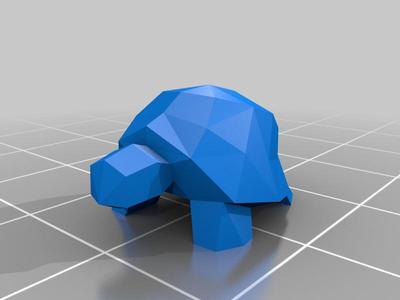 Tortoise, actually Low Polygon