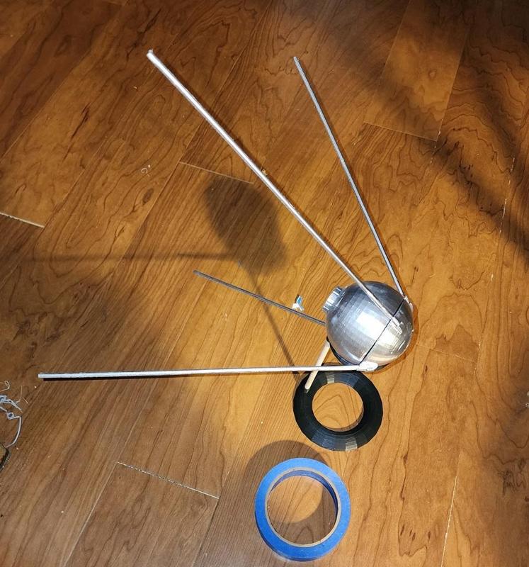18mm Sputnik 1 Model Rocket