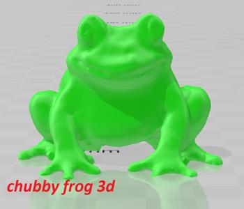 chubby frog 3d