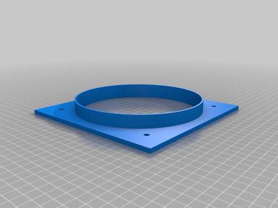 Wall finish for 150mm air duct of the Springer Midea device