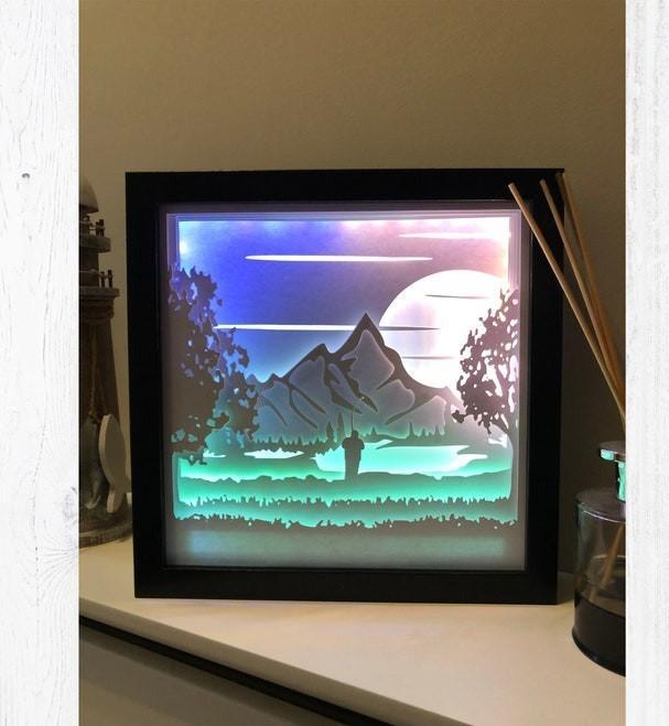 Gone Fishing light box 