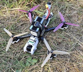 TBS Source One V5 DJI O3 Camera Mount / Holder - super heavy forward edition