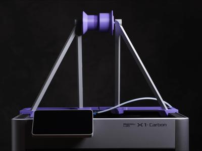 X1C / P1 Top Spool Holder