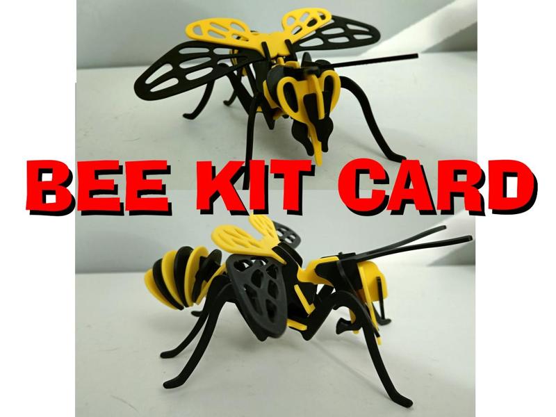 Bee Kit Card 20cm