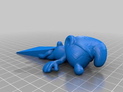 Smurf door stop