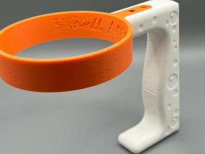 Cup Handle with Detachable Carrier 