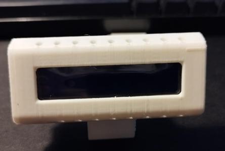 TAPA SOPORTE PANTALLA LCD 16X2 ARDUINO