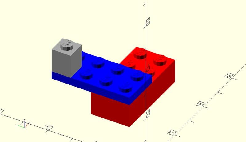 playing with bricks on SCAD