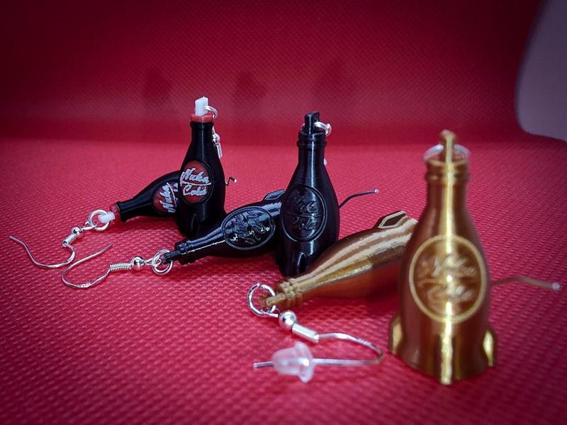 Nuka Cola Bottle Earrings